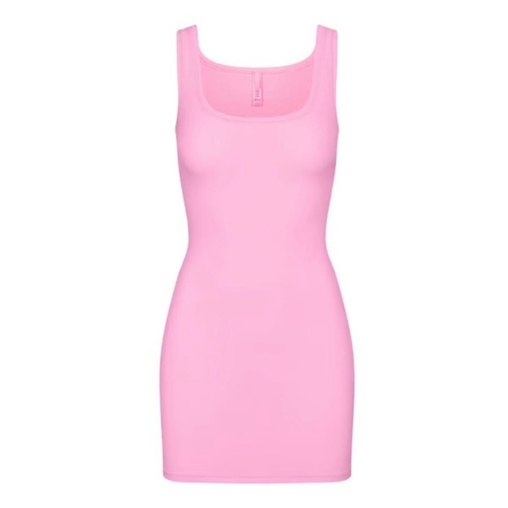 Skims Soft Lounge Mini Dress in Cotton Candy Limited Edition